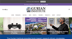 Desktop Screenshot of gurianinstitute.com